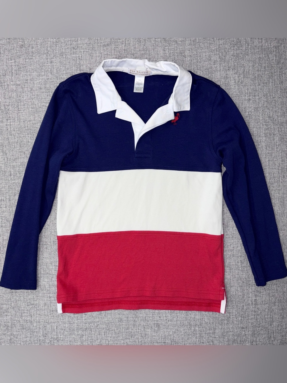 TBBC size 8 rugby polo EUC